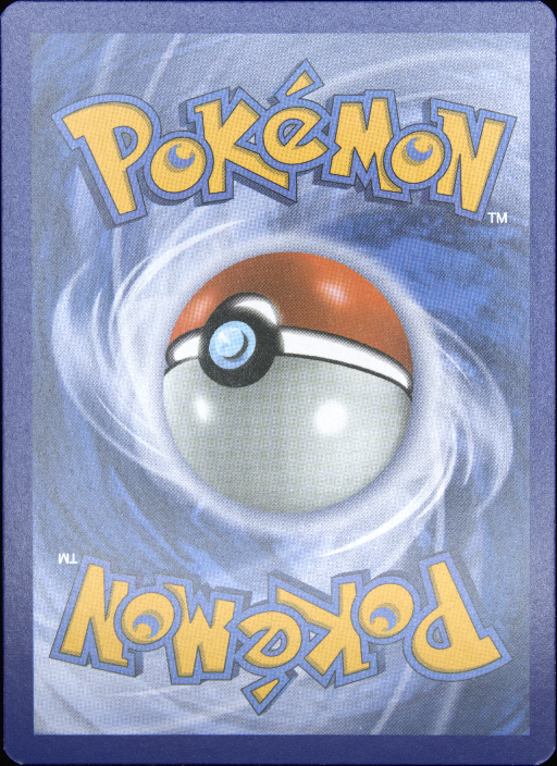 Graded card - back