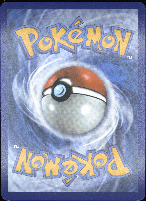 Graded card - back