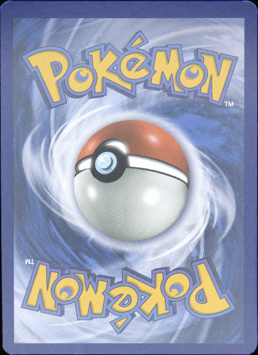 Graded card - back