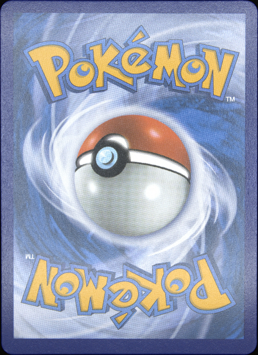 Graded card - back