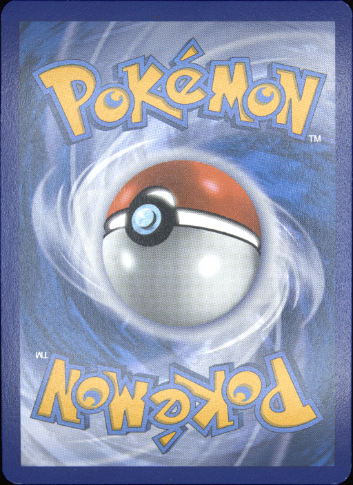 Graded card - back