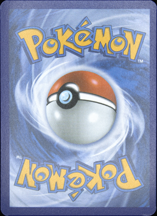 Graded card - back