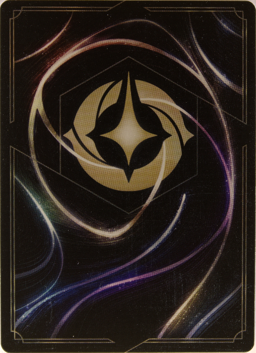 Graded card - back