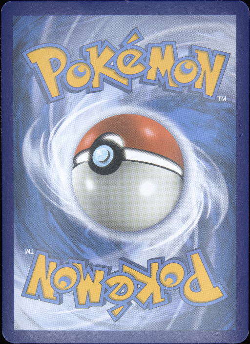 Graded card - back
