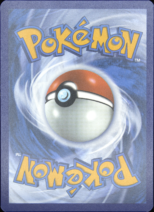 Graded card - back