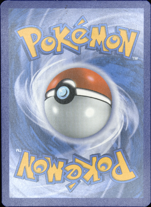 Graded card - back