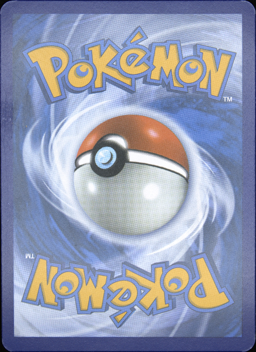Graded card - back