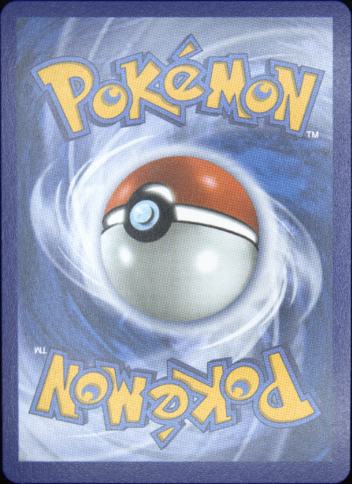 Graded card - back