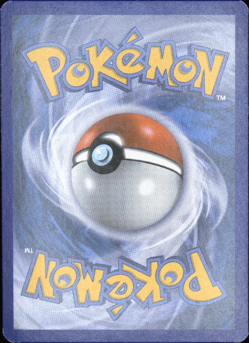 Graded card - back