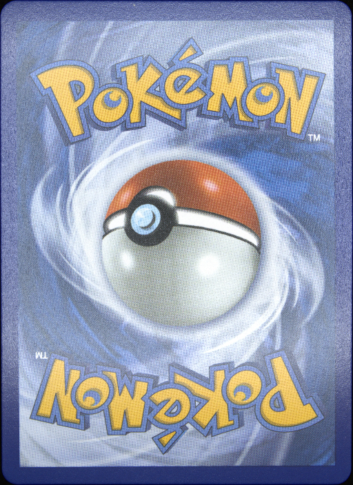 Graded card - back
