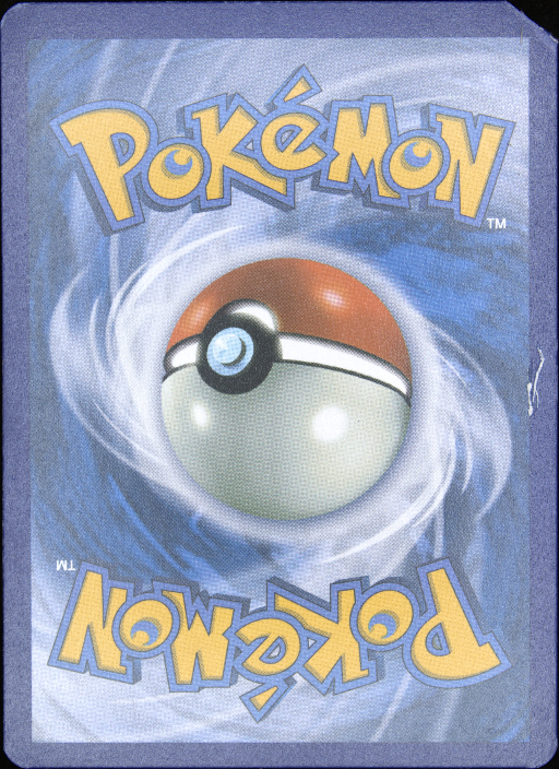 Graded card - back