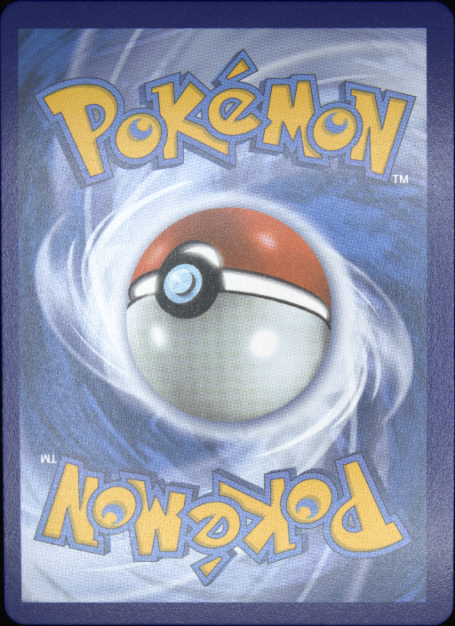 Graded card - back