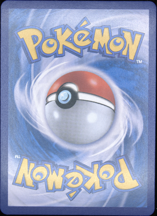 Graded card - back