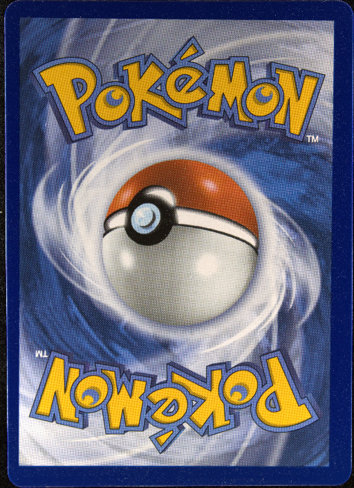 Graded card - back