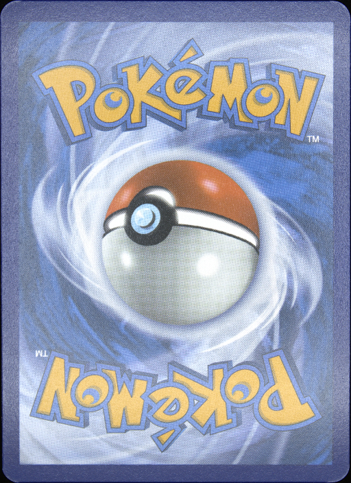 Graded card - back