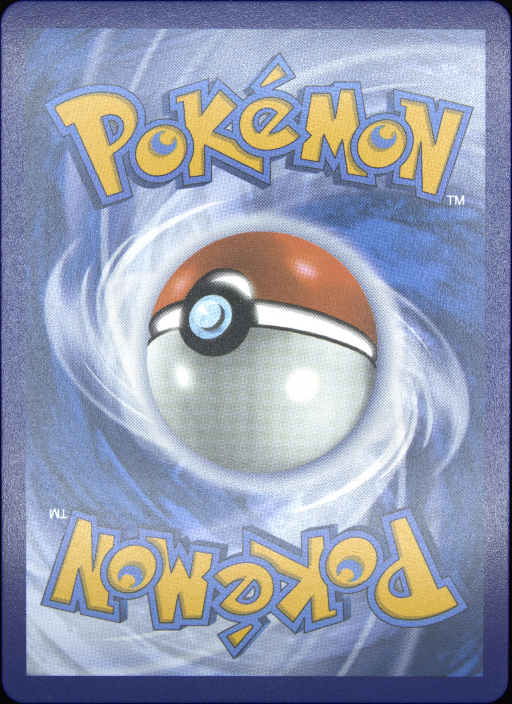 Graded card - back