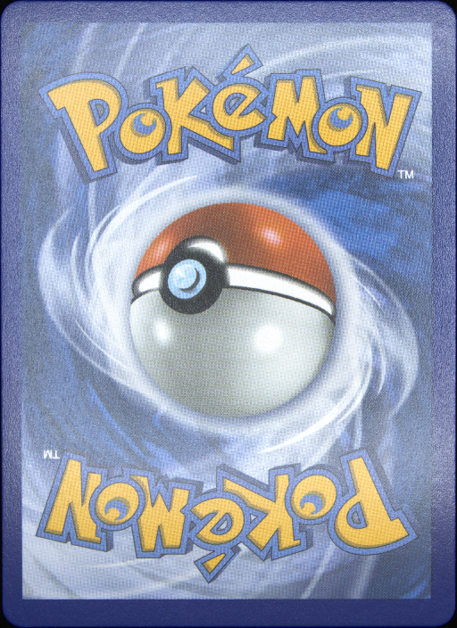 Graded card - back