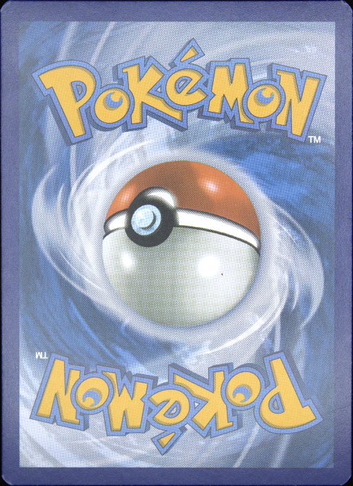 Graded card - back