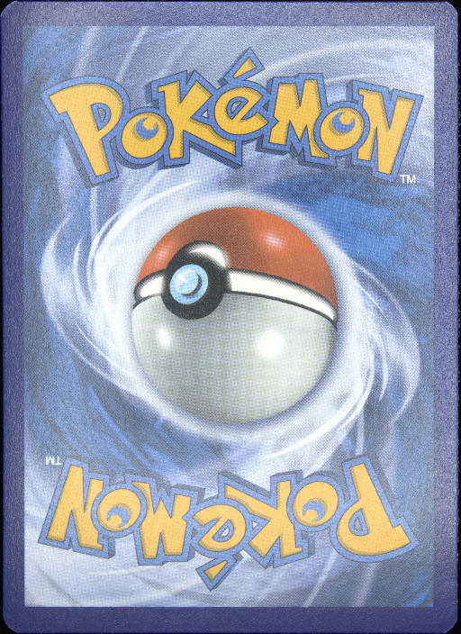 Graded card - back