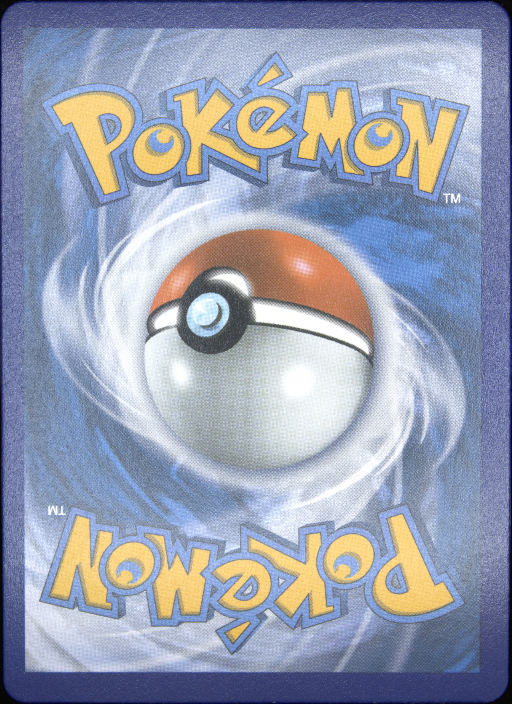 Graded card - back