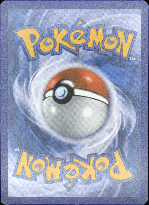 Graded card - back