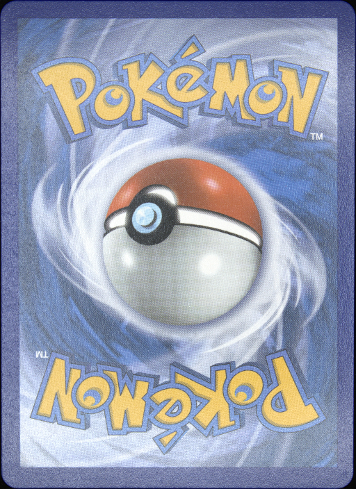 Graded card - back