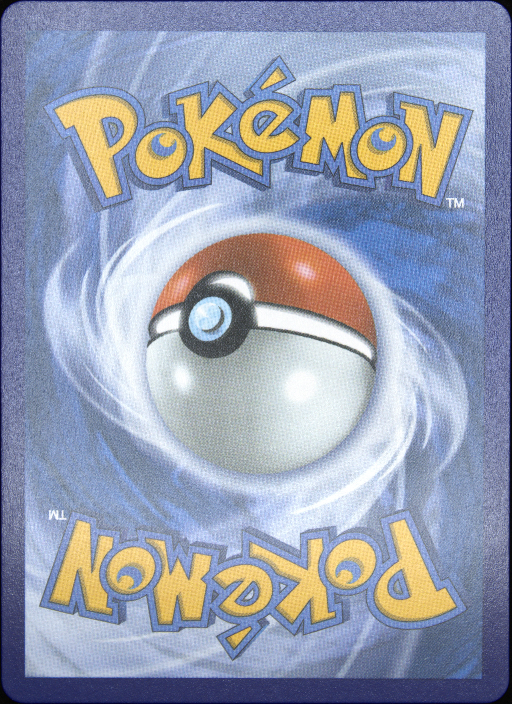 Graded card - back