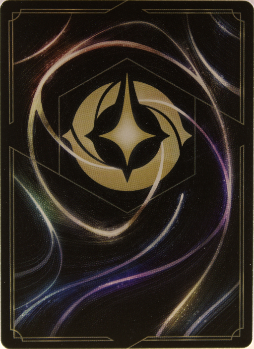 Graded card - back