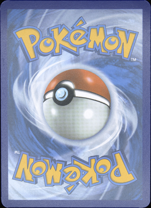 Graded card - back