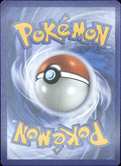 Graded card - back