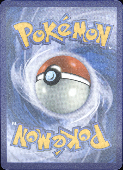 Graded card - back