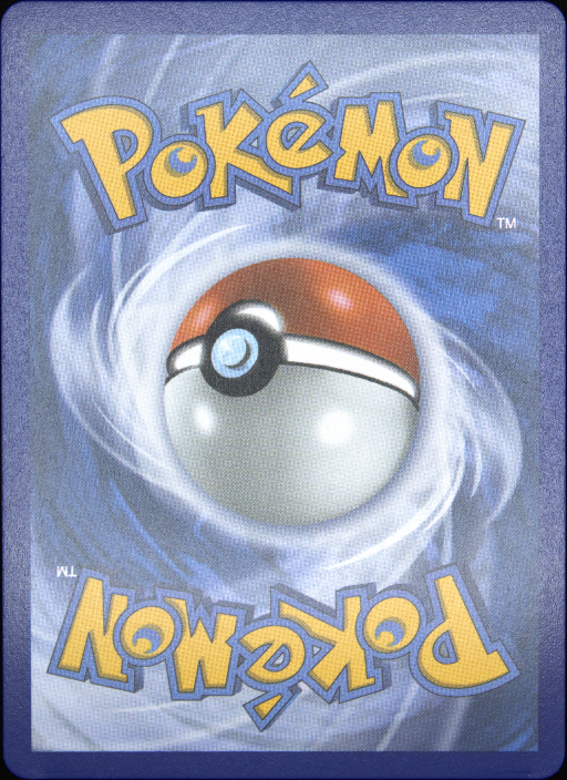 Graded card - back