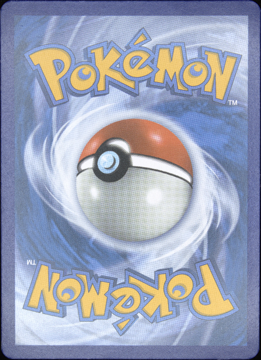 Graded card - back