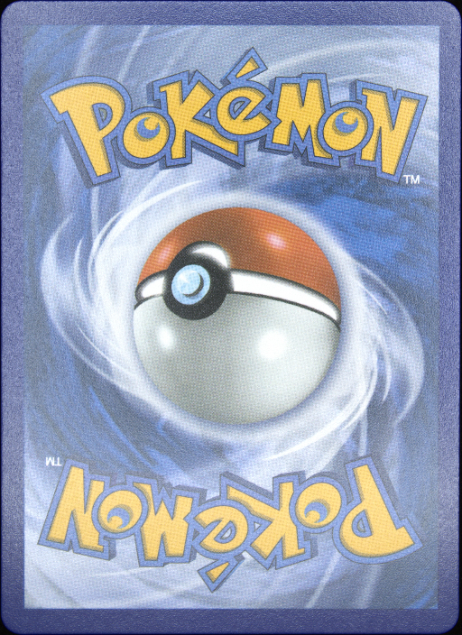 Graded card - back