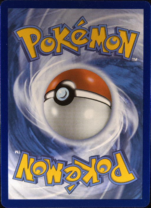 Graded card - back