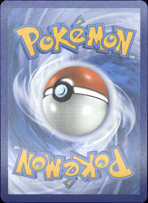 Graded card - back