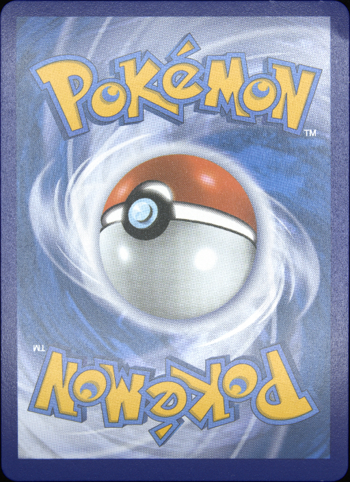 Graded card - back
