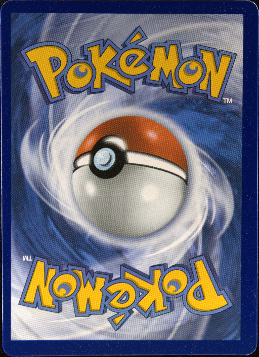 Graded card - back
