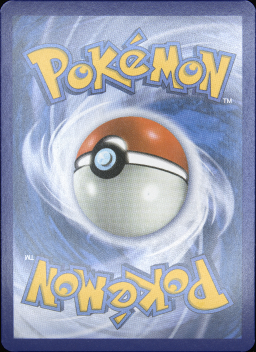 Graded card - back