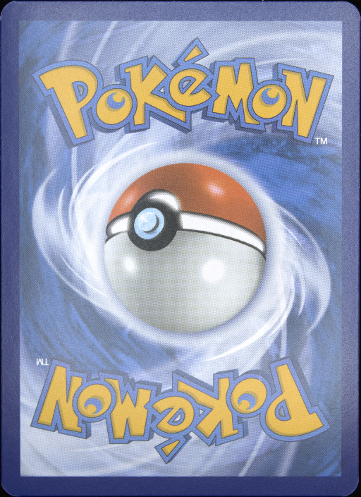 Graded card - back