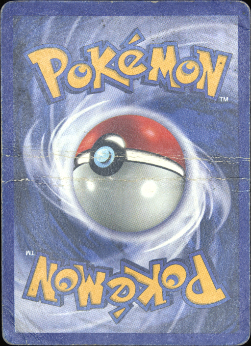 Graded card - back