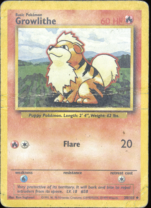 Graded card - front