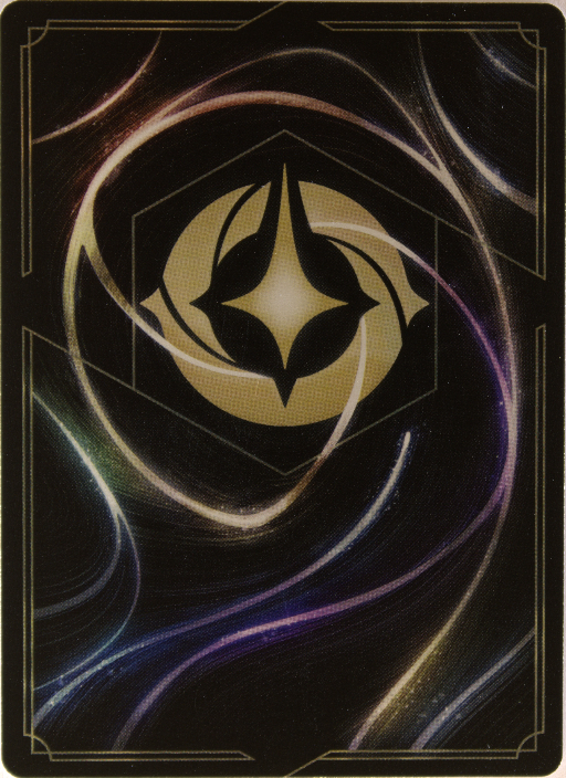 Graded card - back