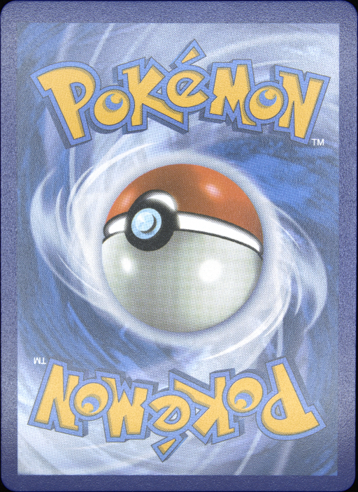 Graded card - back