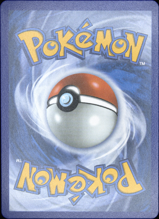 Graded card - back