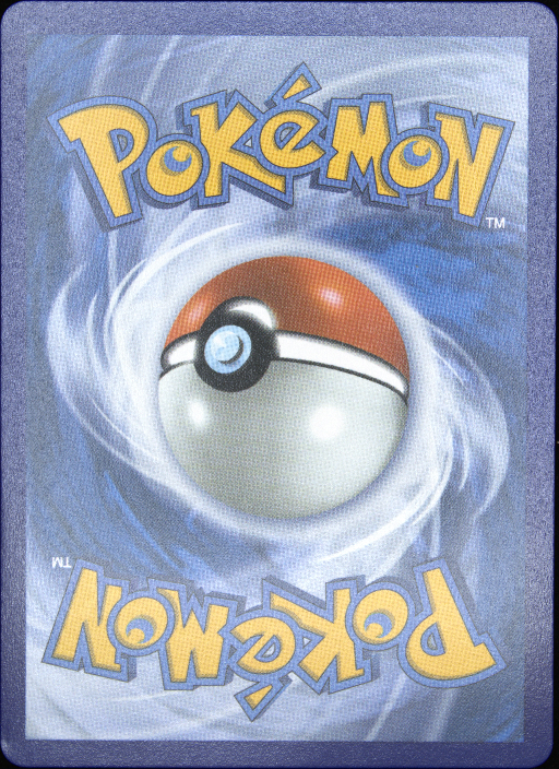 Graded card - back