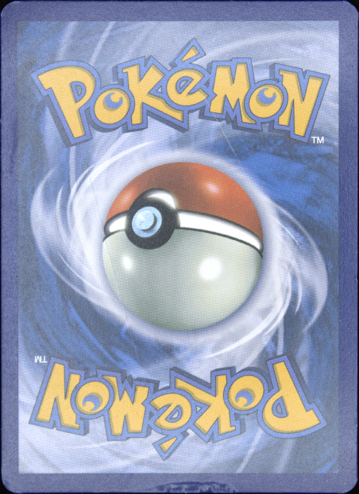 Graded card - back