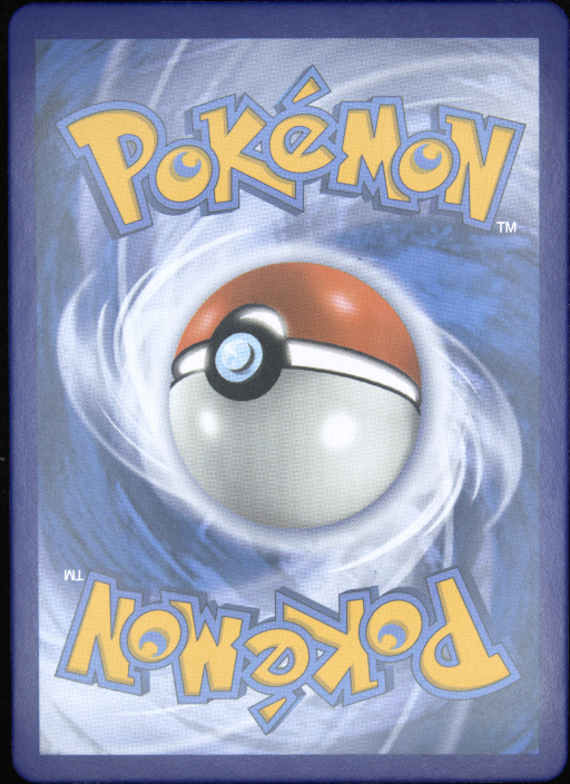 Graded card - back
