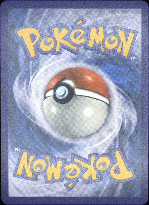 Graded card - back