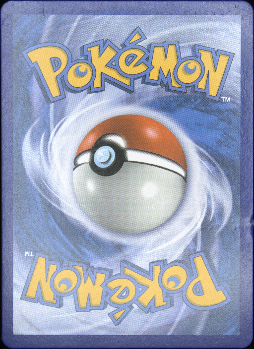 Graded card - back